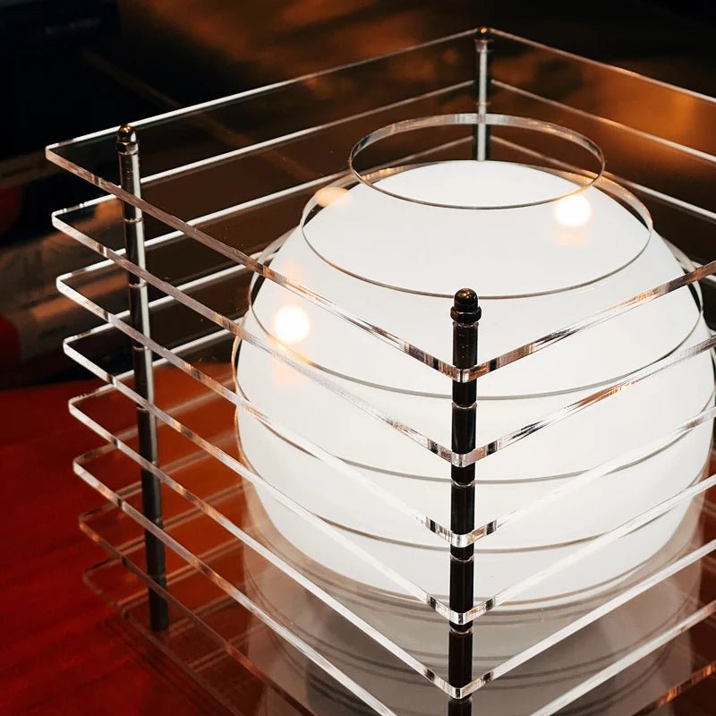 Rechargeable Layered Acrylic Table Lamp