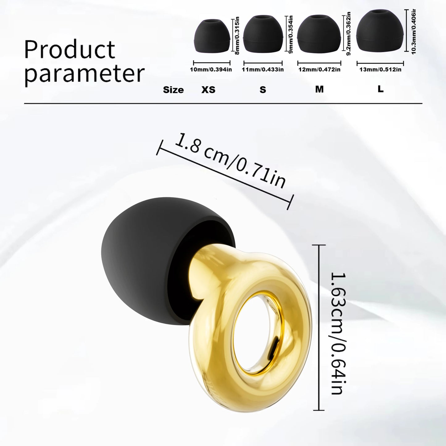 Noise Reducing Reusable Ear Plugs