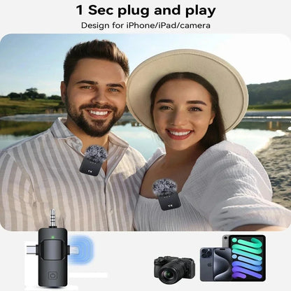 Noise Cancelling Universally Compatible Lavalier Microphone