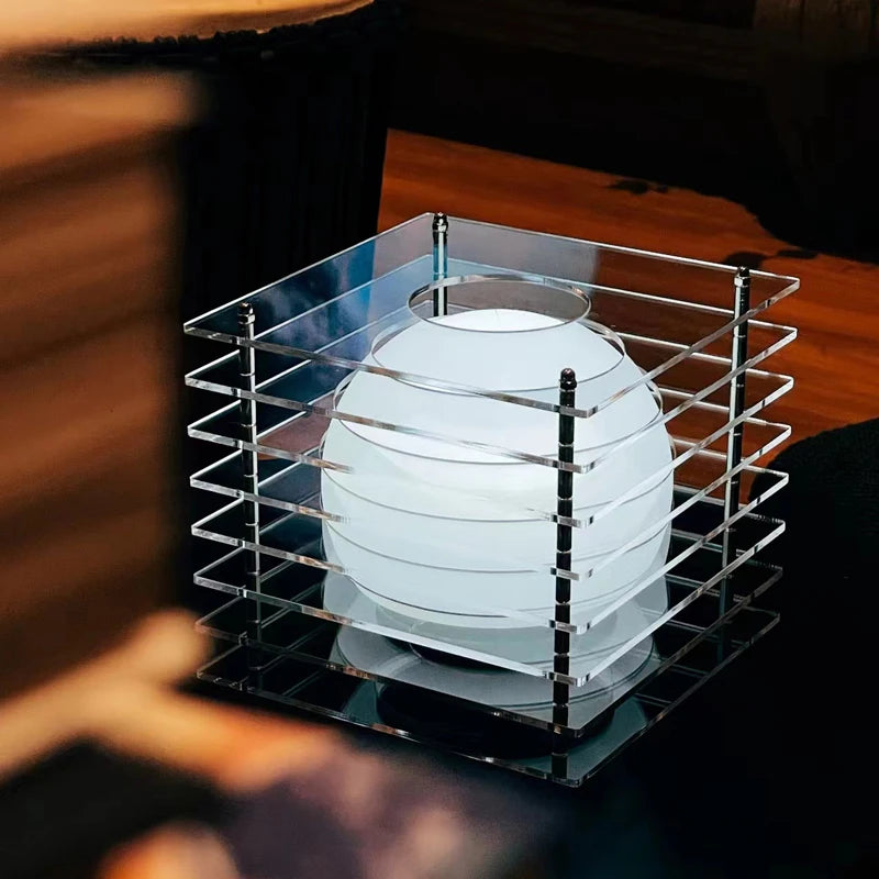 Rechargeable Layered Acrylic Table Lamp