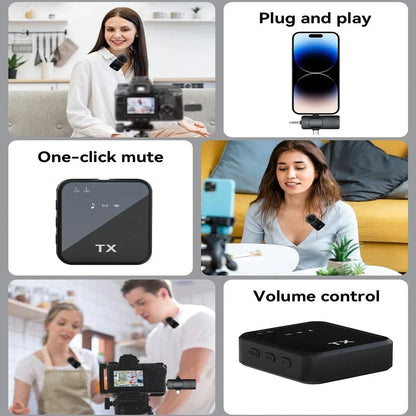 Noise Cancelling Universally Compatible Lavalier Microphone
