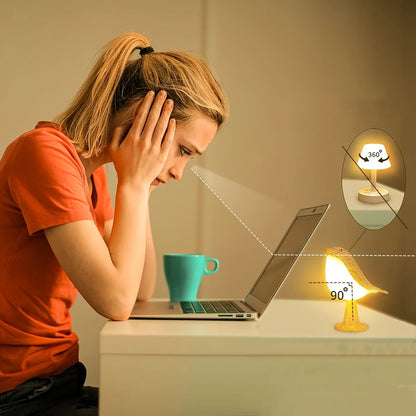 USB Rechargeable Dimmable LED Bird Night Light