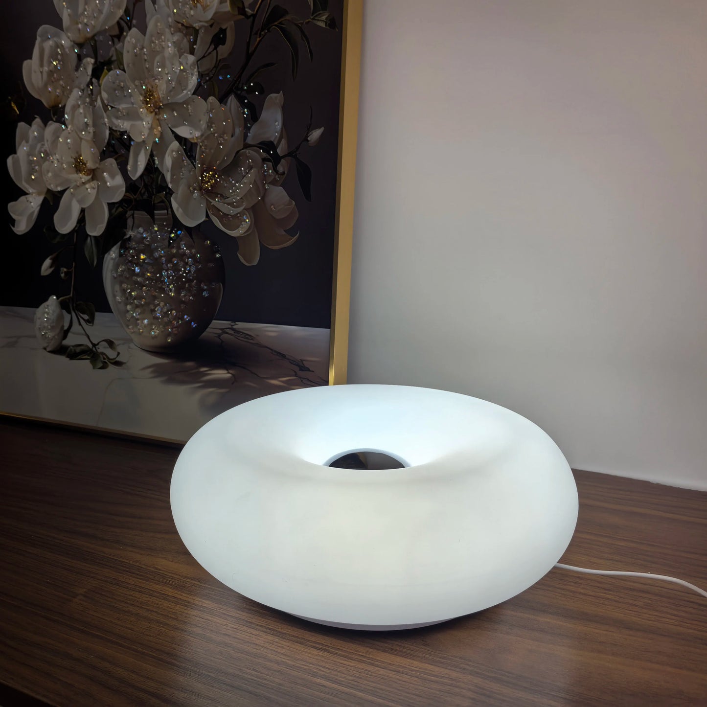 USB Rechargeable Dimmable Bauhuas Donut Lamp