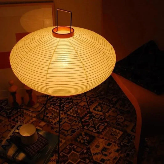 Ambient Japanese Rice Paper Standing Light