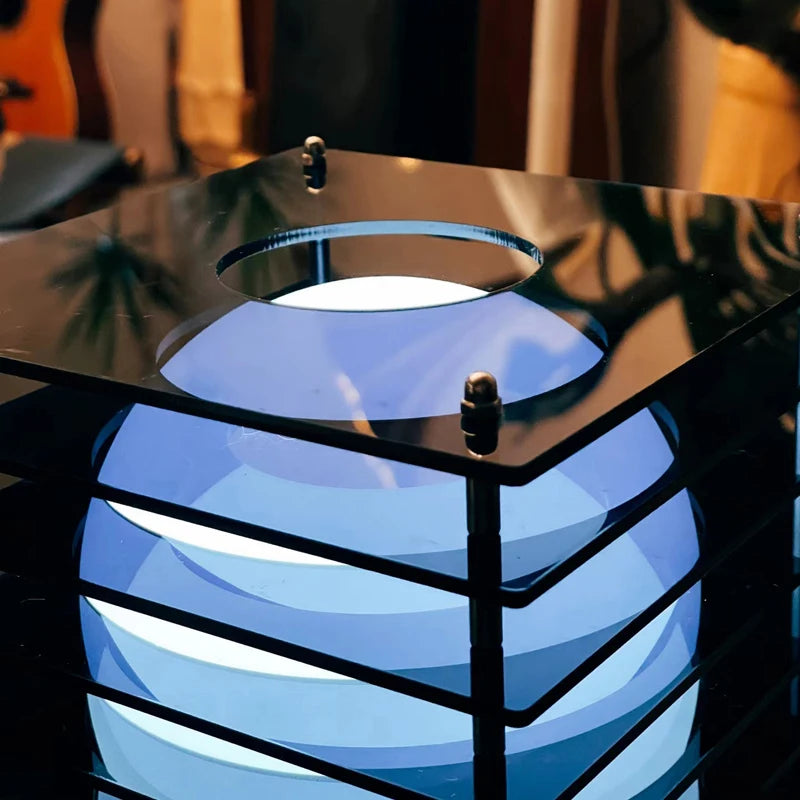 Rechargeable Layered Acrylic Table Lamp