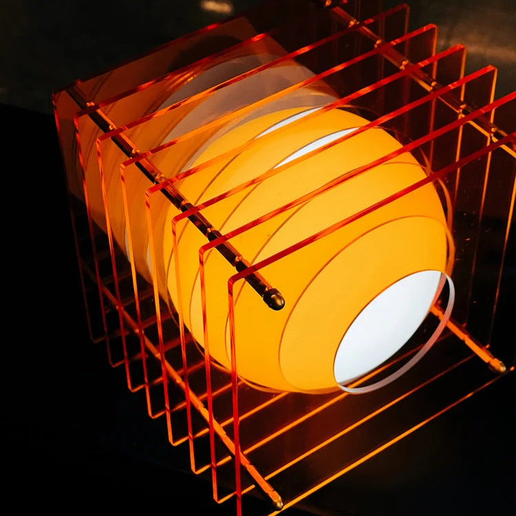 Rechargeable Layered Acrylic Table Lamp