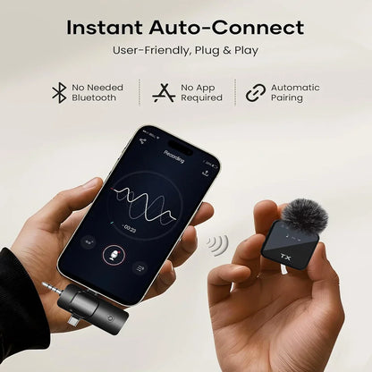 Noise Cancelling Universally Compatible Lavalier Microphone