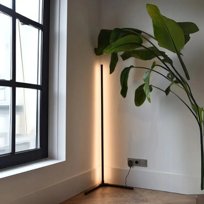 Smart App Controlled RGB LED Corner Floor Lamp