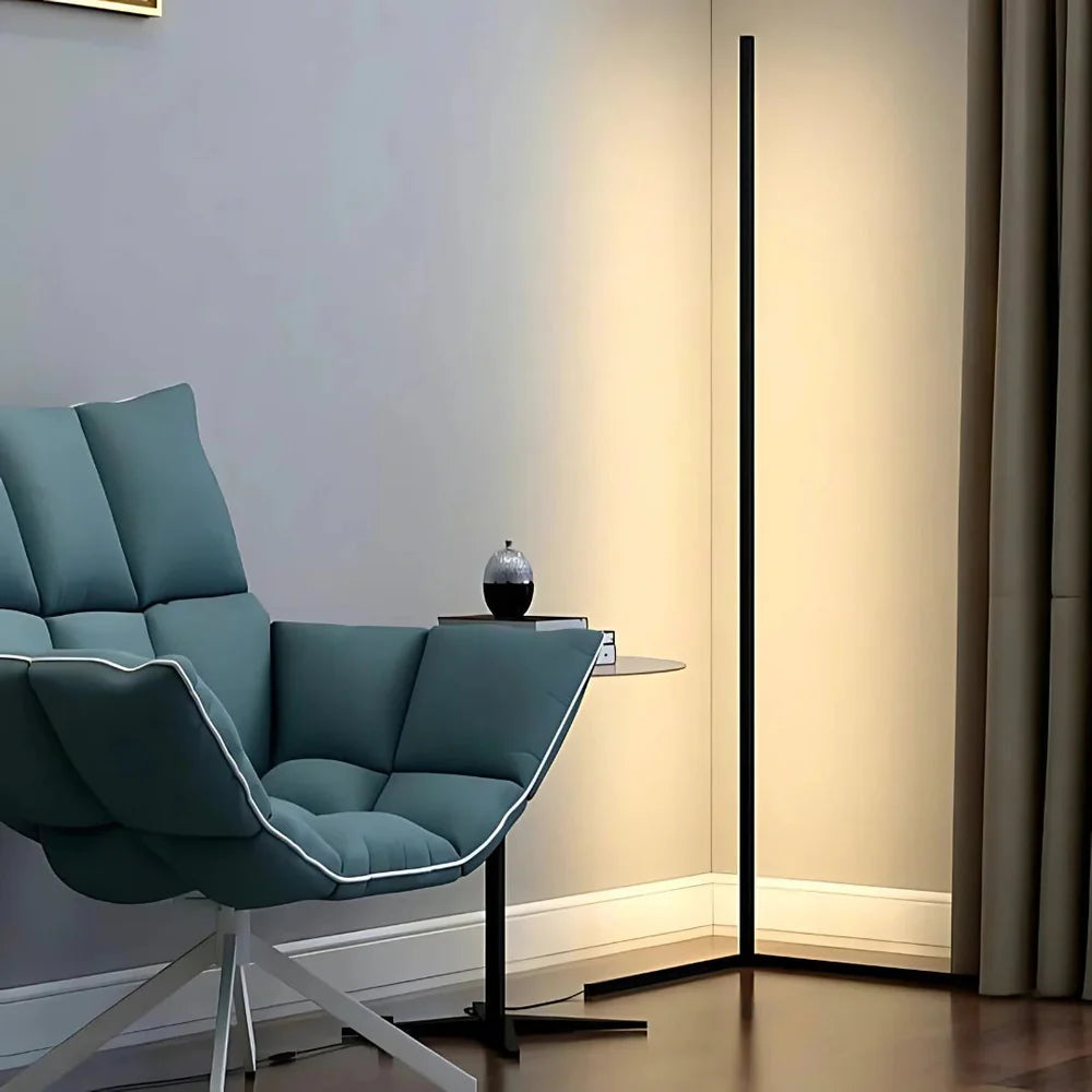 Smart App Controlled RGB LED Corner Floor Lamp