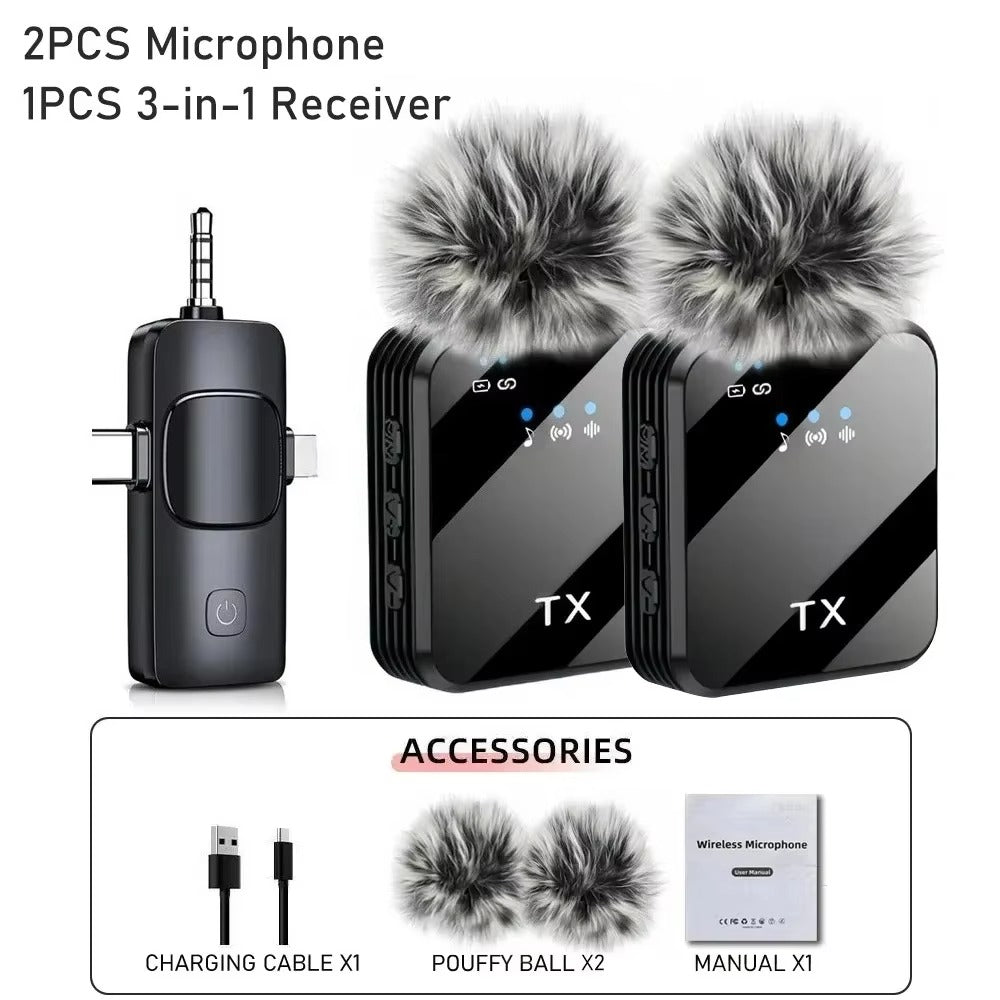 Noise Cancelling Universally Compatible Lavalier Microphone