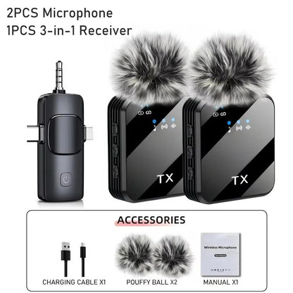 Noise Cancelling Universally Compatible Lavalier Microphone