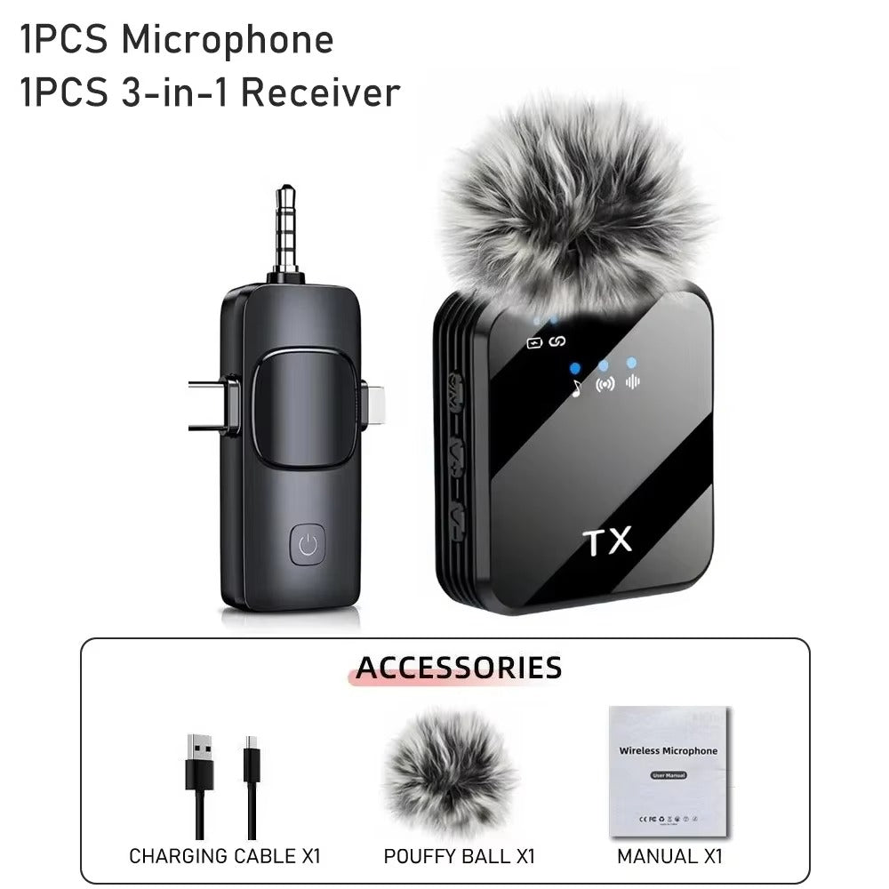 Noise Cancelling Universally Compatible Lavalier Microphone